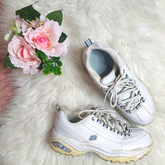 Skechers Shoes - Sketchers Vintage Vibes Y2K White Sneakers Shoe
